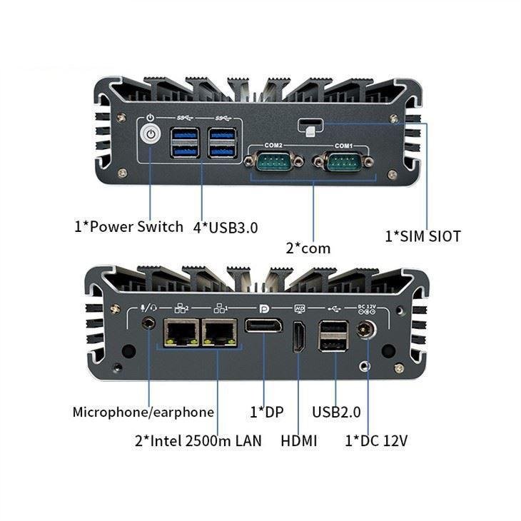 Fanless I5 Mini PC Windows 11