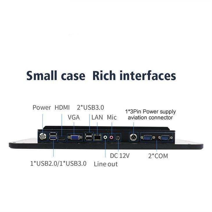 Capacitive Fanless Panel Pc