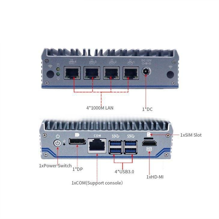 Intel Celeron J4125 Quad Core Mini Pc