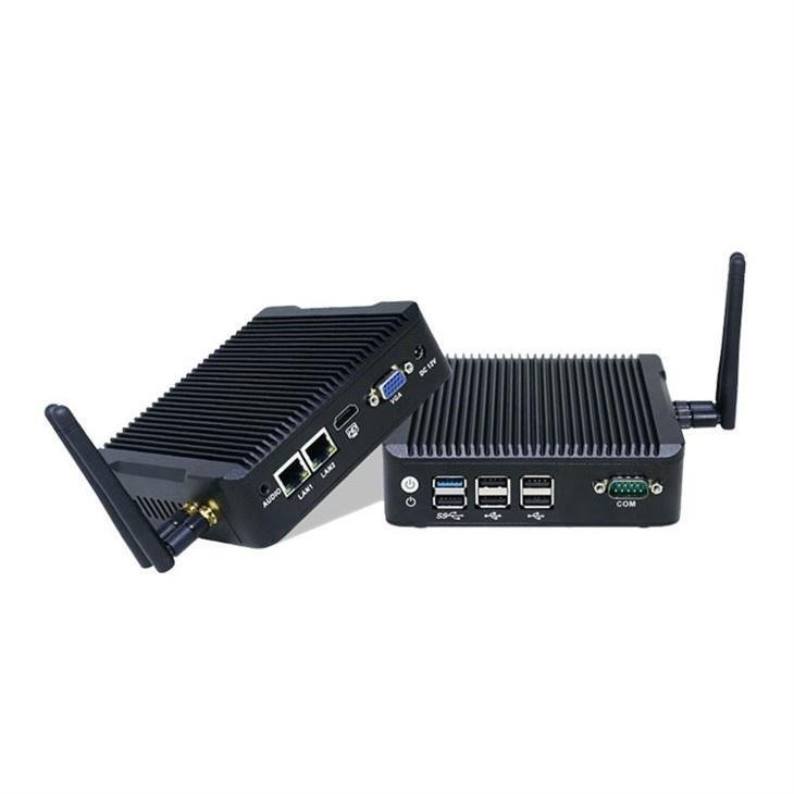 Fanless Mini PC Dual Nic For KIOSK