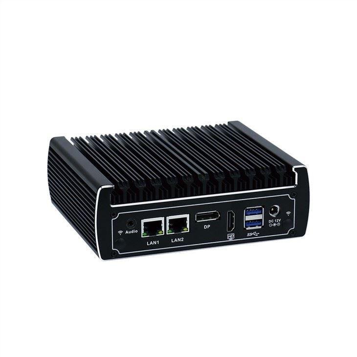 Fanless Computer I3 I5 Dual Nic 4K Mini PC